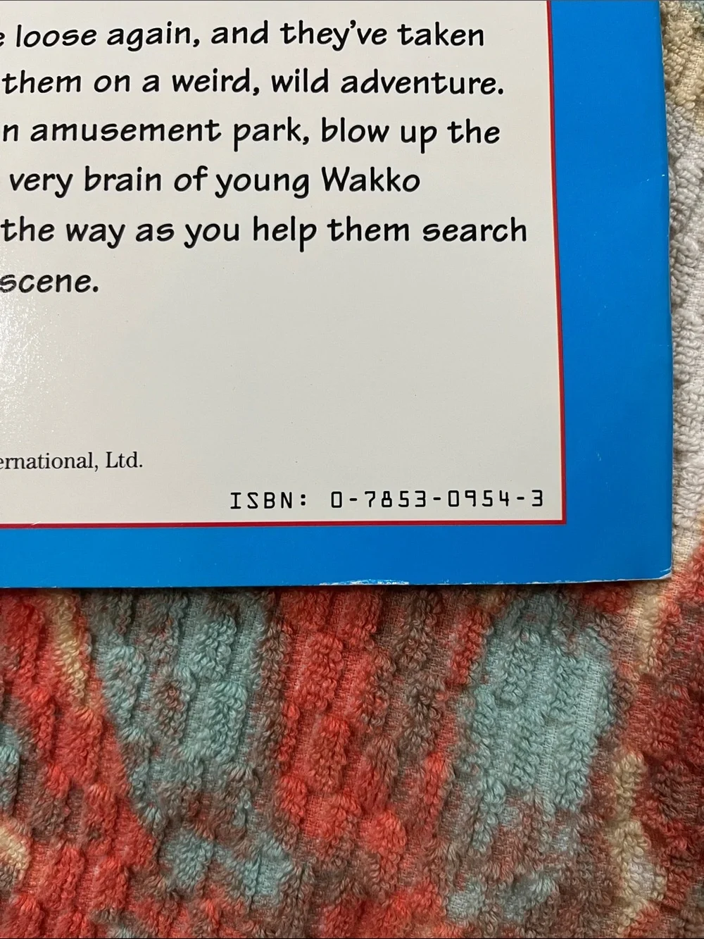 Look and Find Book - Vibrant Blue Cover